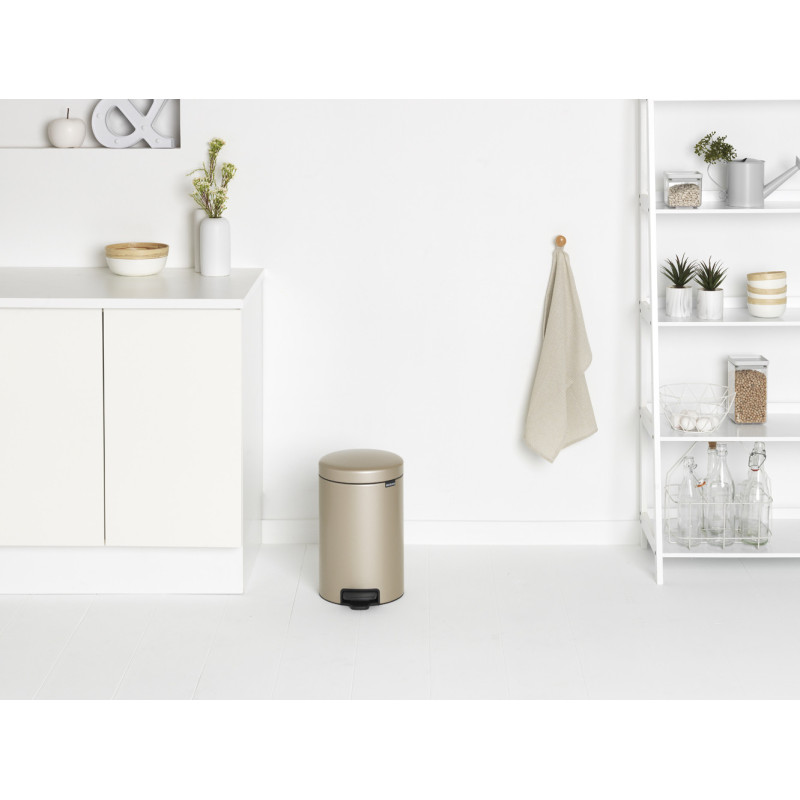 Poubelle NewIcon Or 12L – Design & Pratique | BRABANTIA