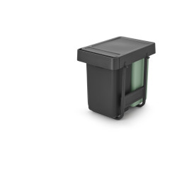 Poubelle de tri encastrable 2x15L – Optimise l'espace | BRABANTIA