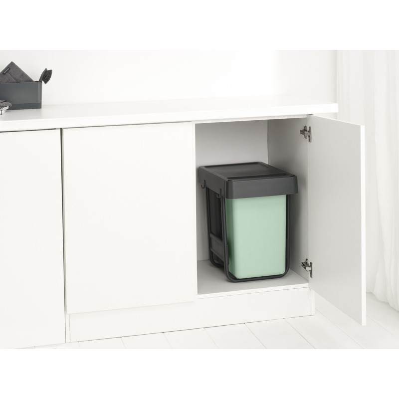 Poubelle de tri encastrable 2x15L – Optimise l'espace | BRABANTIA