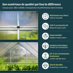 Serre Polycarbonate Mythos 4,4 m² – Culture Facile