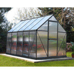 Serre Polycarbonate Mythos Grise 5,4 m² – Culture Facile | CANOPIA