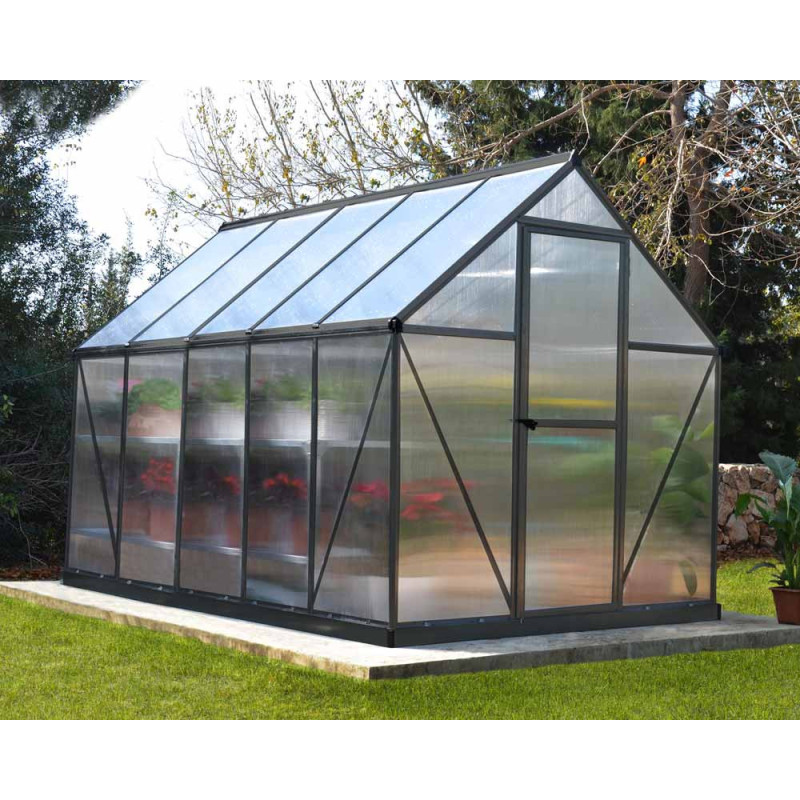 Serre Polycarbonate Mythos Grise 5,4 m² – Culture Facile | CANOPIA