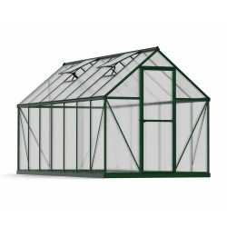 Serre polycarbonate Mythos verte 7,6 m² – Culture facile | CANOPIA