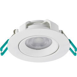 Spot encastrable LED Neos blanc blanc chaud IP44 400 lm 4