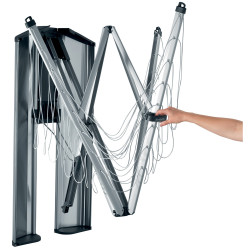 Séchoir Mural Pliable 4,5m – Gain de Place | BRABANTIA