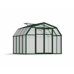 Serre en polycarbonate Hobby Gardener verte 6 m² CANOPIA
