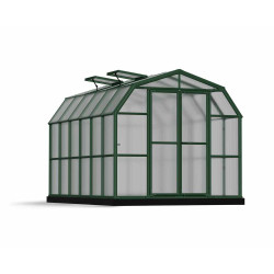 Serre en polycarbonate Grand Gardener verte 9 m² CANOPIA