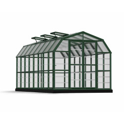 Serre en polycarbonate Grand Gardener verte 12 m² CANOPIA