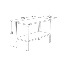 Table de culture pour serre 115 x 51 x 80 cm CANOPIA