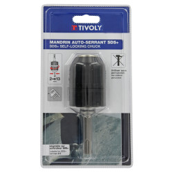 Mandrin auto-serrant SDS+ pour perforateur Ø 2 - 13 mm TIVOLY