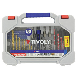 Set d'accessoires de perçage Ranger XL 60 pièces TIVOLY