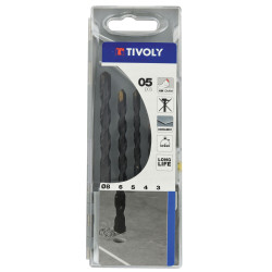 Set de forets pour carrelage Ø 3 - 8 mm 5 pièces TIVOLY