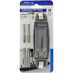 Kit de perçage à eau pour carrelage 5 pièces TIVOLY