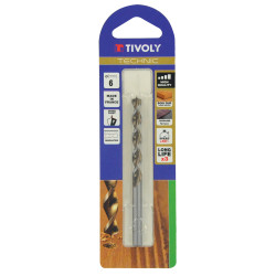 Foret à 3 méplats gradué pour bois dur Ø 9 x 125 mm TIVOLY