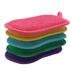 Éponges Réutilisables Multicolores – Écologiques & Pratiques