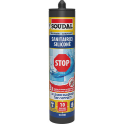 Silicone Sanitaire Transparent – Étanchéité Parfaite | SOUDAL