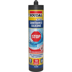 Silicone Sanitaire Blanc – Étanchéité Durable | SOUDAL
