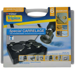 Ensemble de scies cloches diamant 6 pcs – Précision pro | TIVOLY