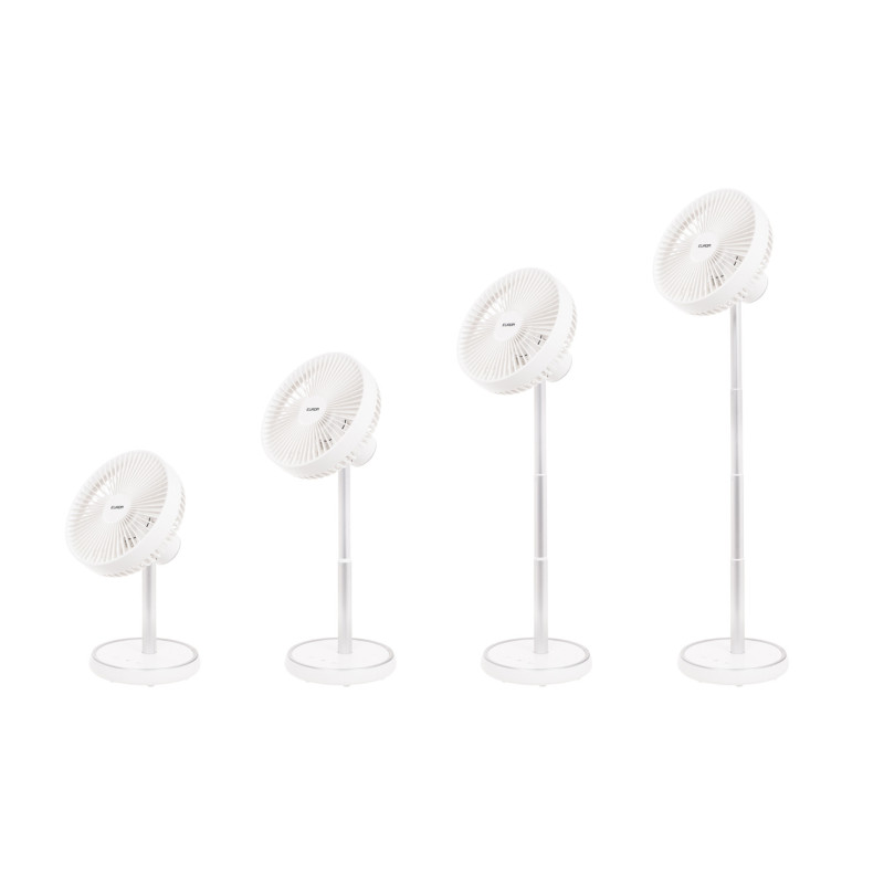 Ventilateur sans fil Vento Telescopic – Fraîcheur mobile | EUROM