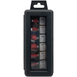 Set de fraises pour défonceuse Ø 8 mm 6 pièces TIVOLY