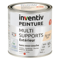 Peinture multi-supports blanc cassé satiné 0