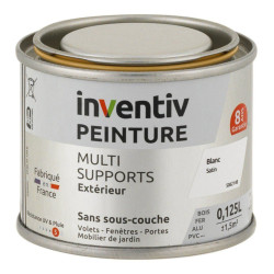 Peinture multi-supports blanc satiné 0