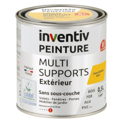 Peinture multi-supports jaune intense satiné 0
