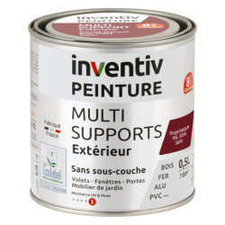 Peinture multi-supports rouge basque satiné 0