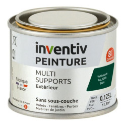 Peinture multi-supports vert basque satiné 0