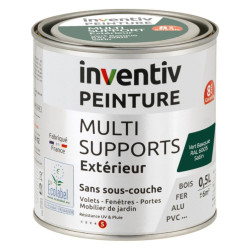 Peinture multi-supports vert basque satiné 0