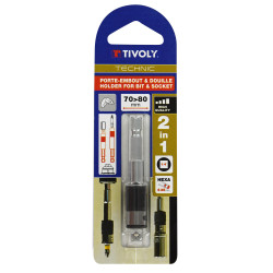 Porte-embout et douille 2 en 1 70 - 80 mm TIVOLY