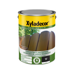 Lasure pour bois de jardin monocouche noir 5 L XYLADECOR