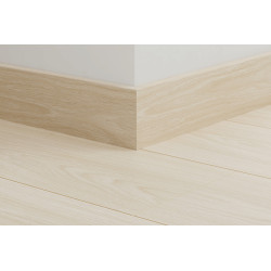 Plinthe pour sol stratifié chêne sable beige 240 x 7