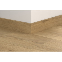 Plinthe pour sol stratifié chêne miel naturel 240 x 5