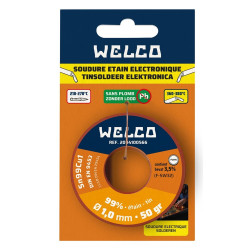 Fil étain 99% brasage tendre 50g – Soudure pro | WELCO