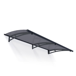 Marquise de porte Aquila gris foncé 205