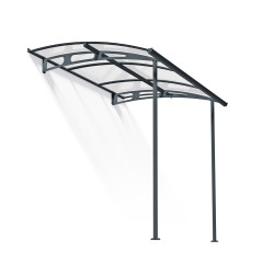 Marquise de porte Vega grise 200