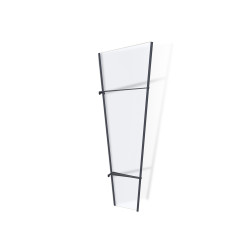 Marquise latérale de porte Pegasus gris foncé 170