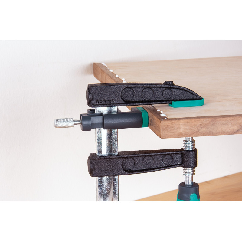 Serre-joint à visser SC 80mm – Serrage précis | WOLFCRAFT

