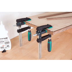 Serre-joint à visser SC 80mm – Serrage précis | WOLFCRAFT

