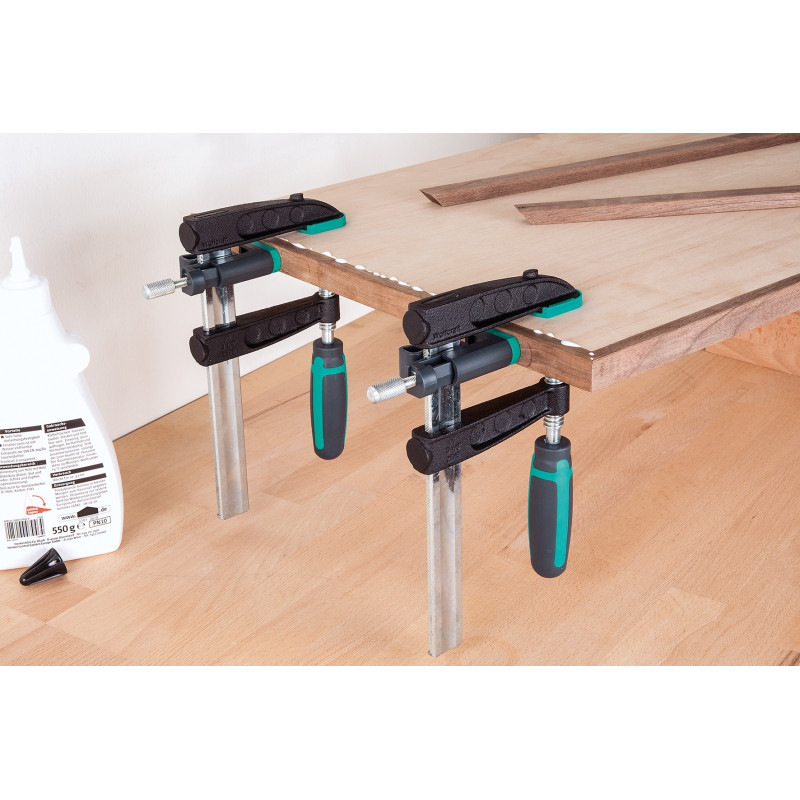 Serre-joint à visser SC 80mm – Serrage précis | WOLFCRAFT

