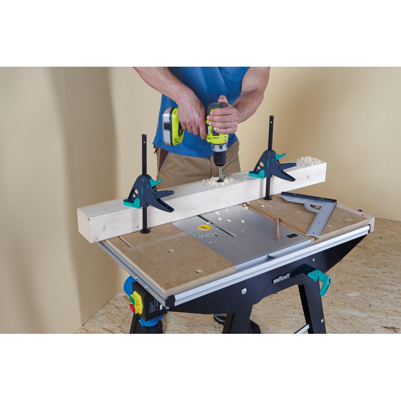 Valet de serrage PRO 65-150-W WOLFCRAFT – Serrage précis | WOLFCRAFT