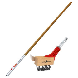 Brosse à joint avec grattoir et manche interchangeable | WOLF-GARTEN