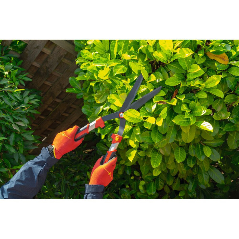 Cisaille à haie en alu avec lames ondulées 20 cm | WOLF-GARTEN
