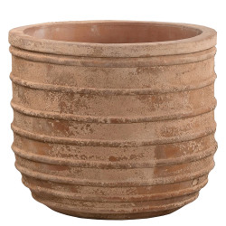 Pot en terre cuite Anterra côtelé Ø 45 x 39 cm