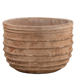 Pot en terre cuite Anterra côtelé Ø 45 x 31 cm