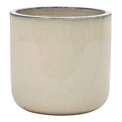 Pot en terre cuite Glazed crème Ø 37