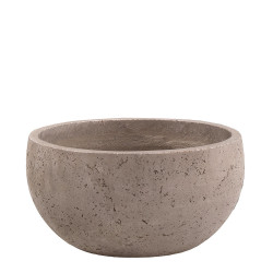 Coupe en ciment New Cement brune Ø 38 x 20 cm