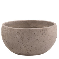Coupe en ciment New Cement brune Ø 45 x 23 cm