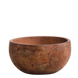 Coupe en ciment New Cement brun rouille Ø 38 x 20 cm